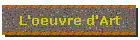 L'oeuvre d'Art