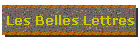 Les Belles Lettres