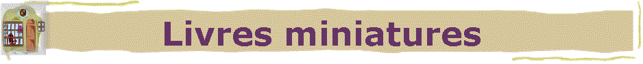 Livres miniatures
