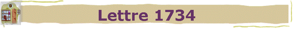 Lettre 1734