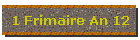 1 Frimaire An 12