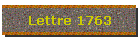 Lettre 1763