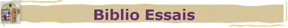 Biblio Essais