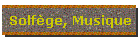 Solfge, Musique